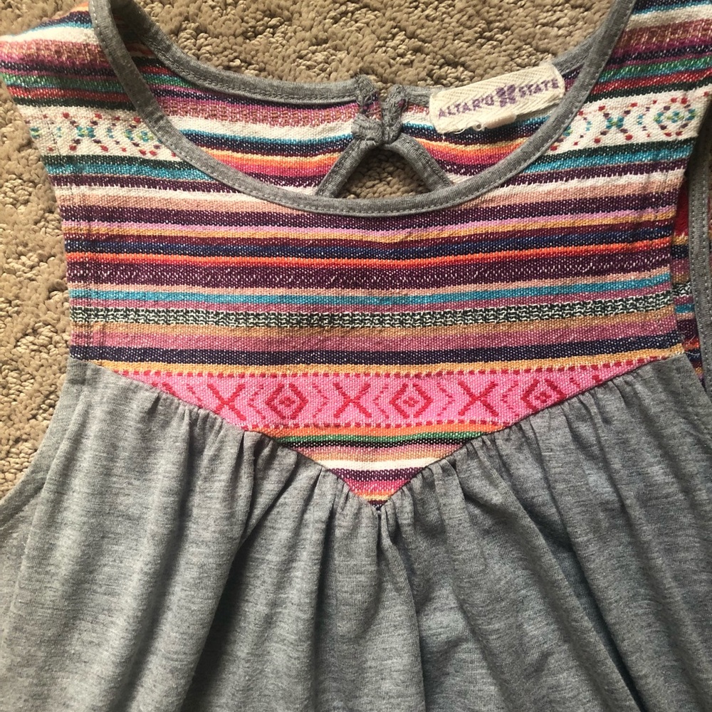 Altered State Grey sleeveless shirt